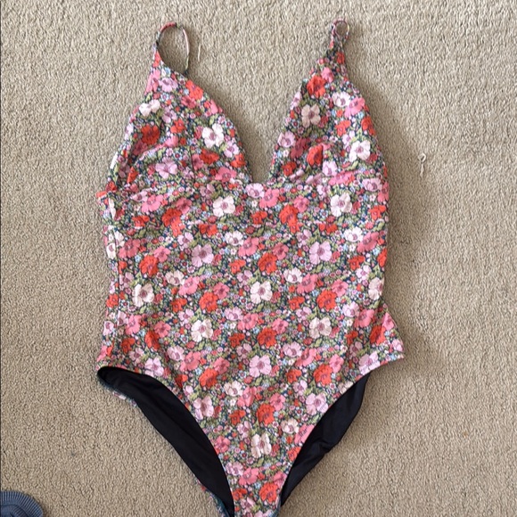 J. Crew Other - J crew liberty Floral One-Piece Swimsuit